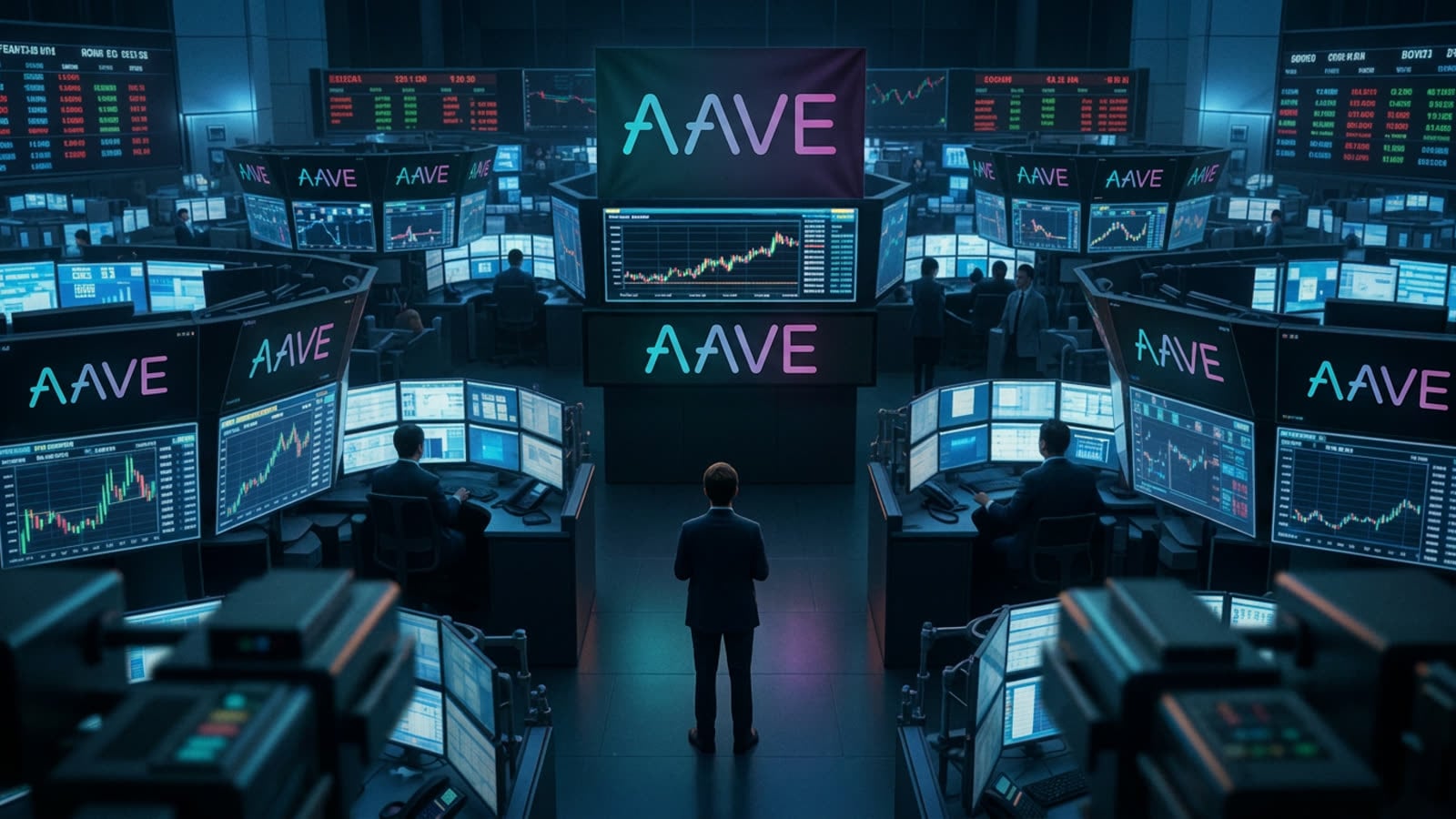 Aave is trending again. The boring DeFi protocol that refuses to die.
