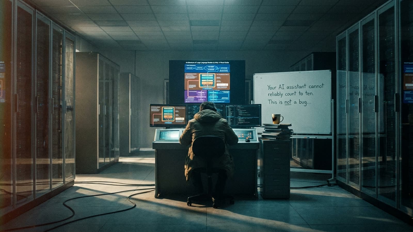 Your AI assistant cannot reliably count to ten. This is not a bug but a window into what these systems actually are.