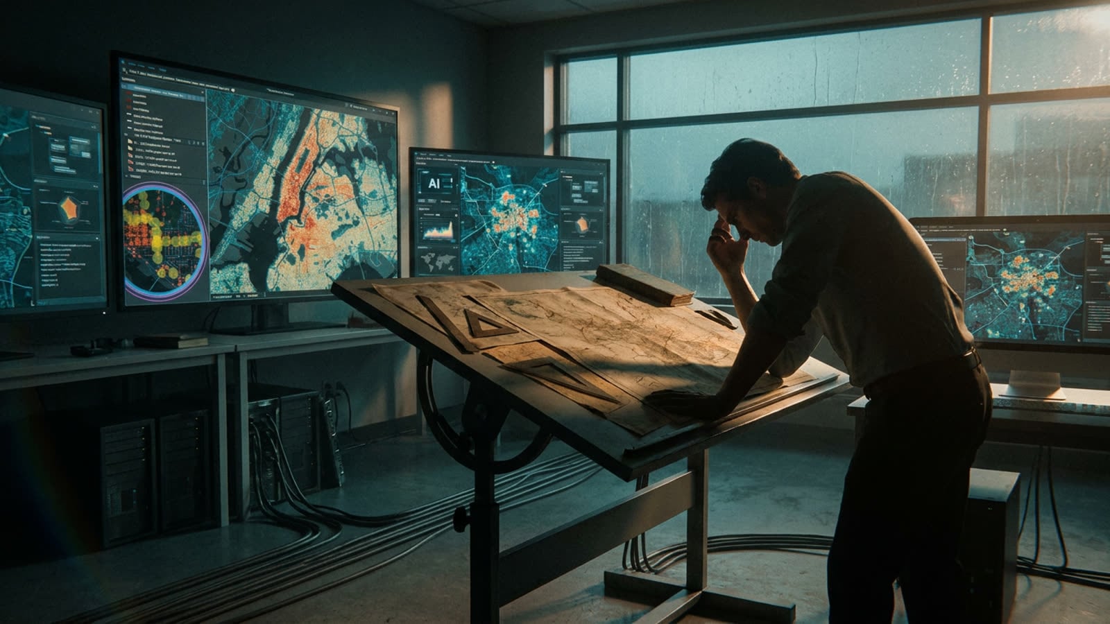 The cartographer's dilemma. AI can draw maps faster than ever, but someone still has to decide what matters.