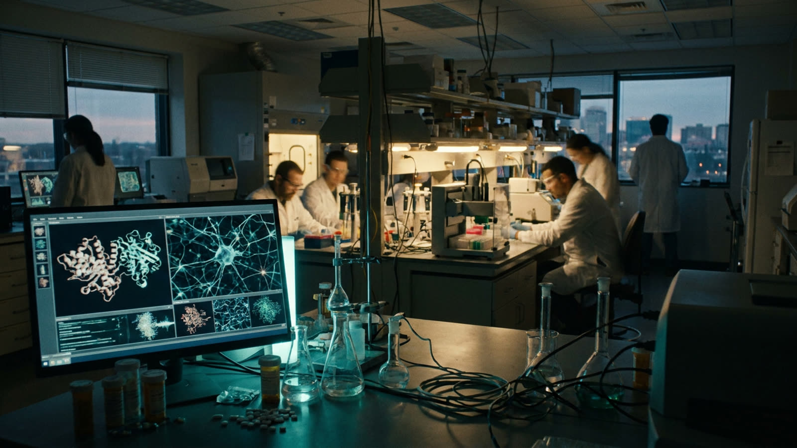 The lab bench is learning to think. AI is rewriting the economics of drug discovery.