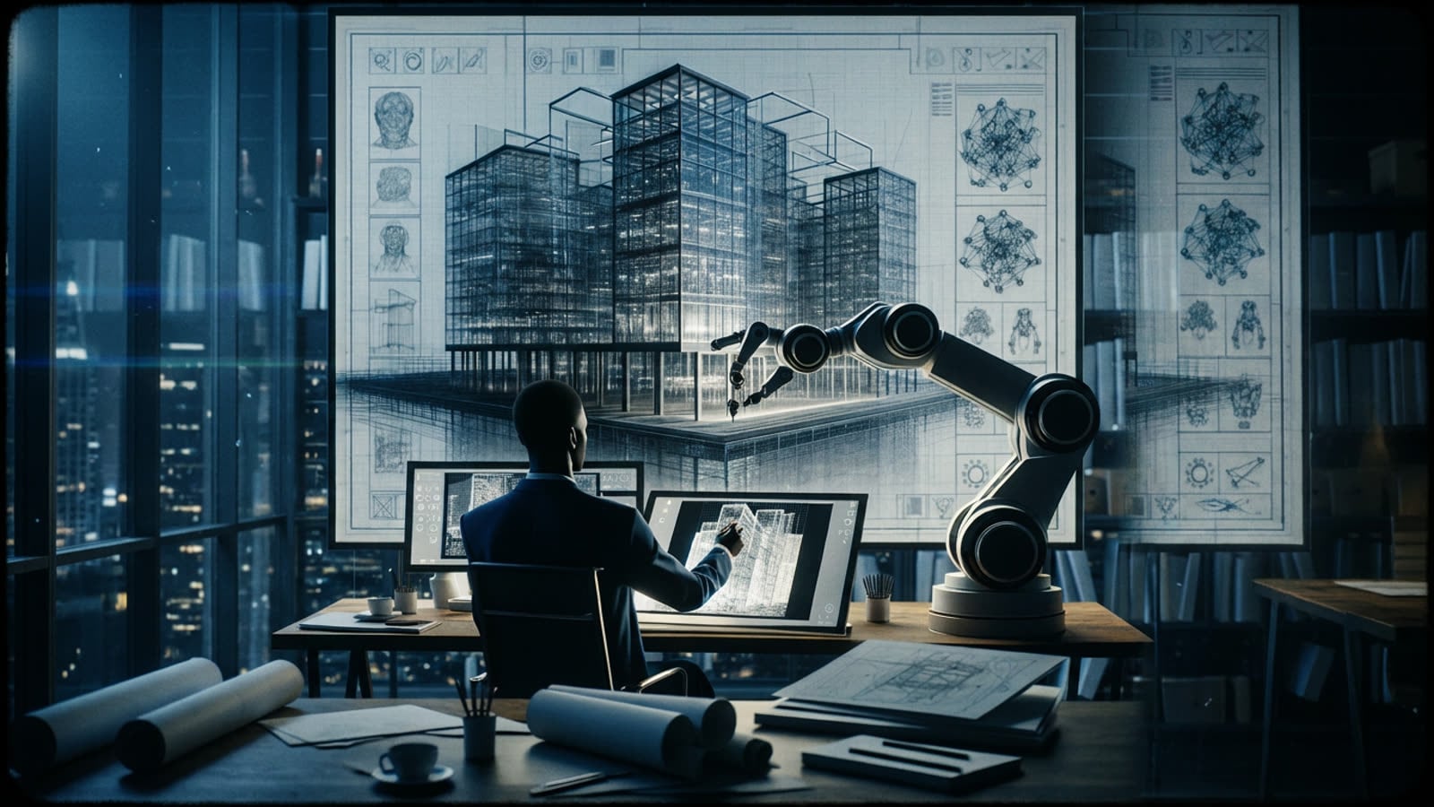 The quiet revolution in architecture studios. AI isn't replacing architects—it's turning them into something else entirely.