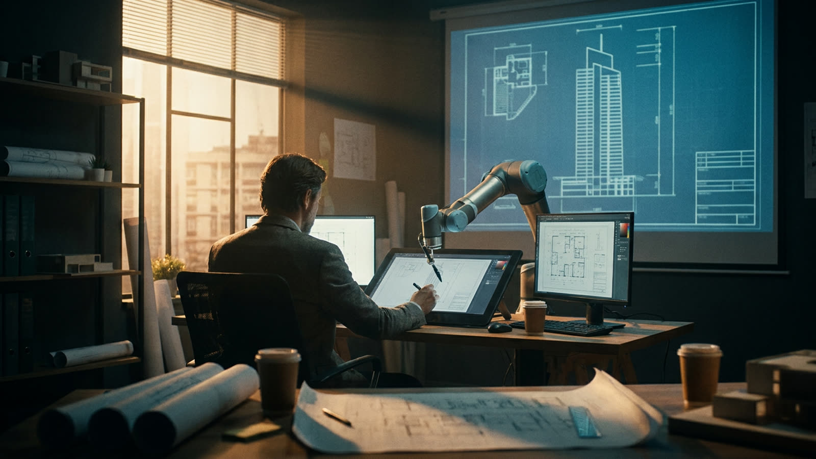 The architect's pencil is becoming a prompt. That changes everything about who gets to design buildings.