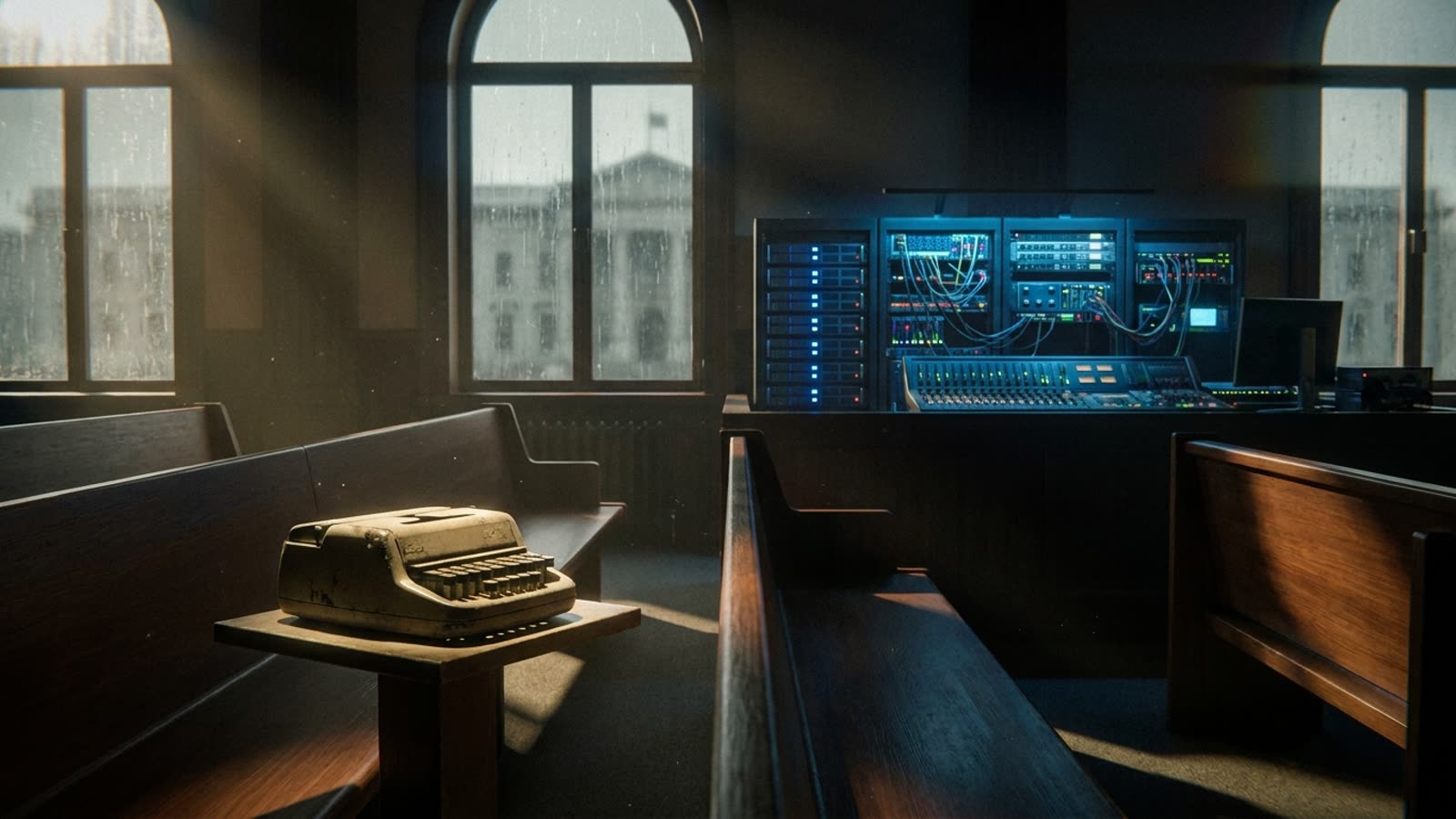The stenographer's century-old monopoly is ending. Artificial intelligence is not replacing court reporters—it is splitting them into two castes.