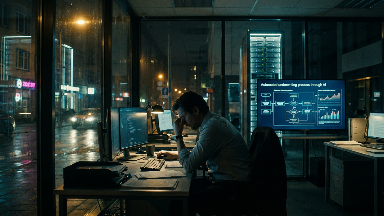 The actuary's new colleague never sleeps. Insurance underwriting is being quietly remade by algorithms that read risk faster than any human ever could.