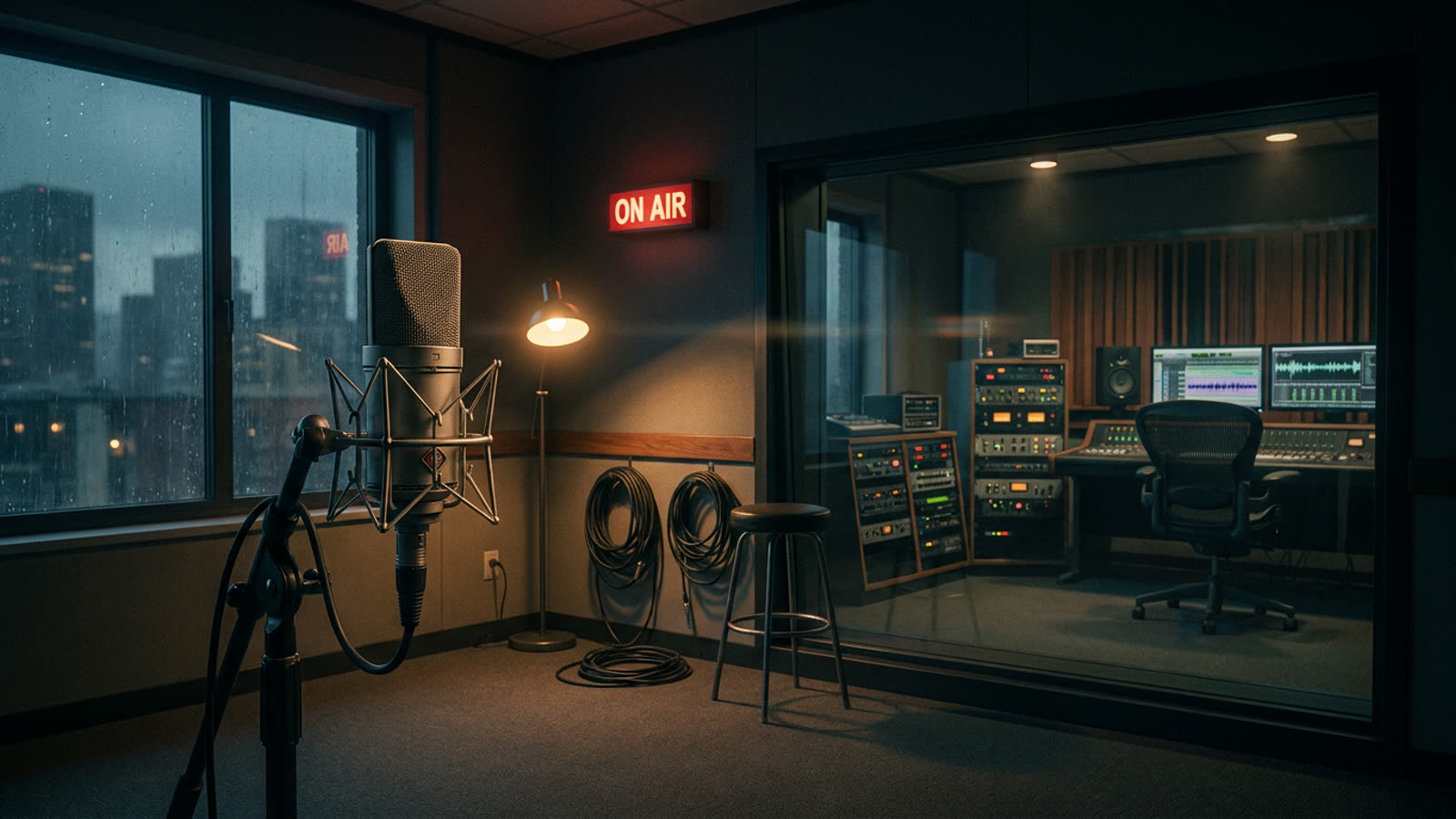The microphone is still on, but nobody's speaking. How artificial intelligence is quietly rewriting the economics of voice acting.