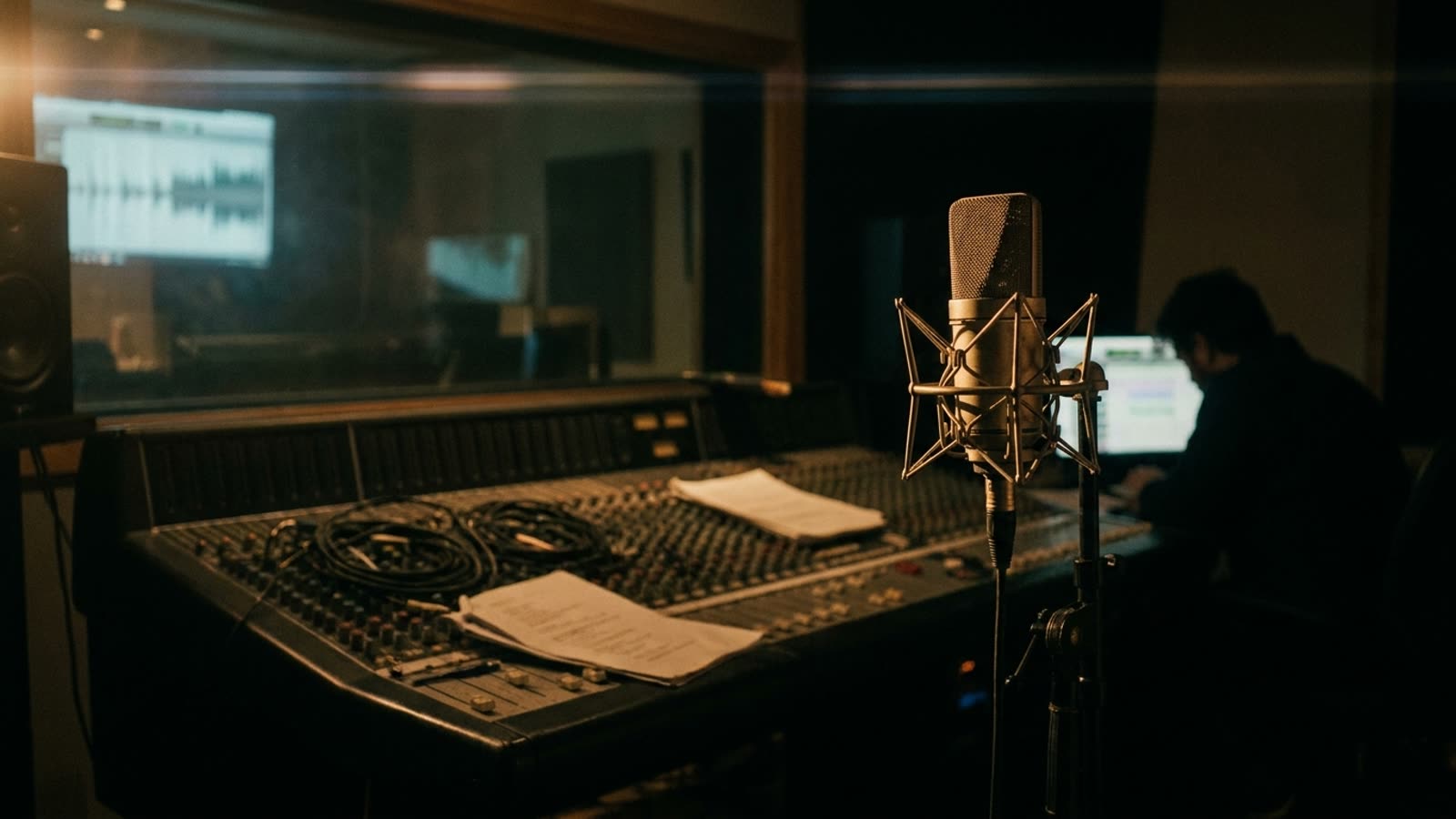 The microphone is still warm. The voice actor may not be.