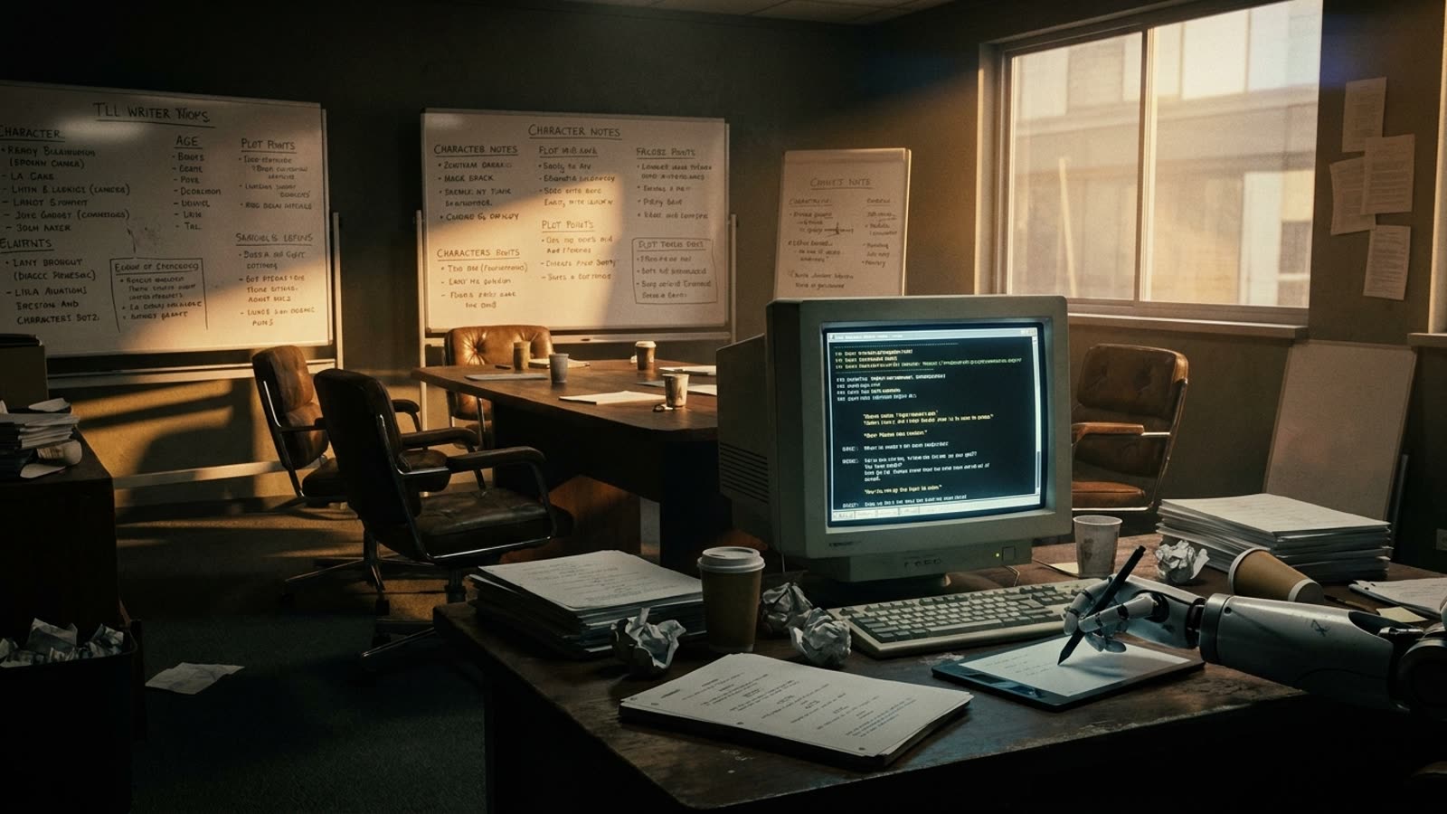 The Writer's Room Has a New Resident. It Doesn't Need Coffee Breaks.