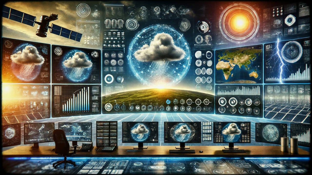 The meteorologist's new colleague doesn't need coffee. It also doesn't need decades of atmospheric science training.