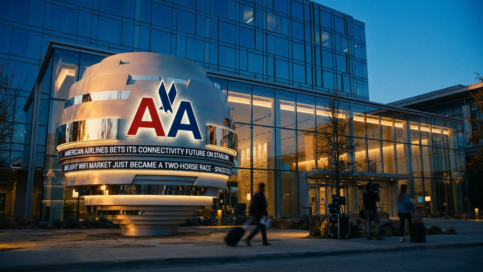 American Airlines bets its connectivity future on Starlink. The inflight WiFi market just became a two-horse race.
