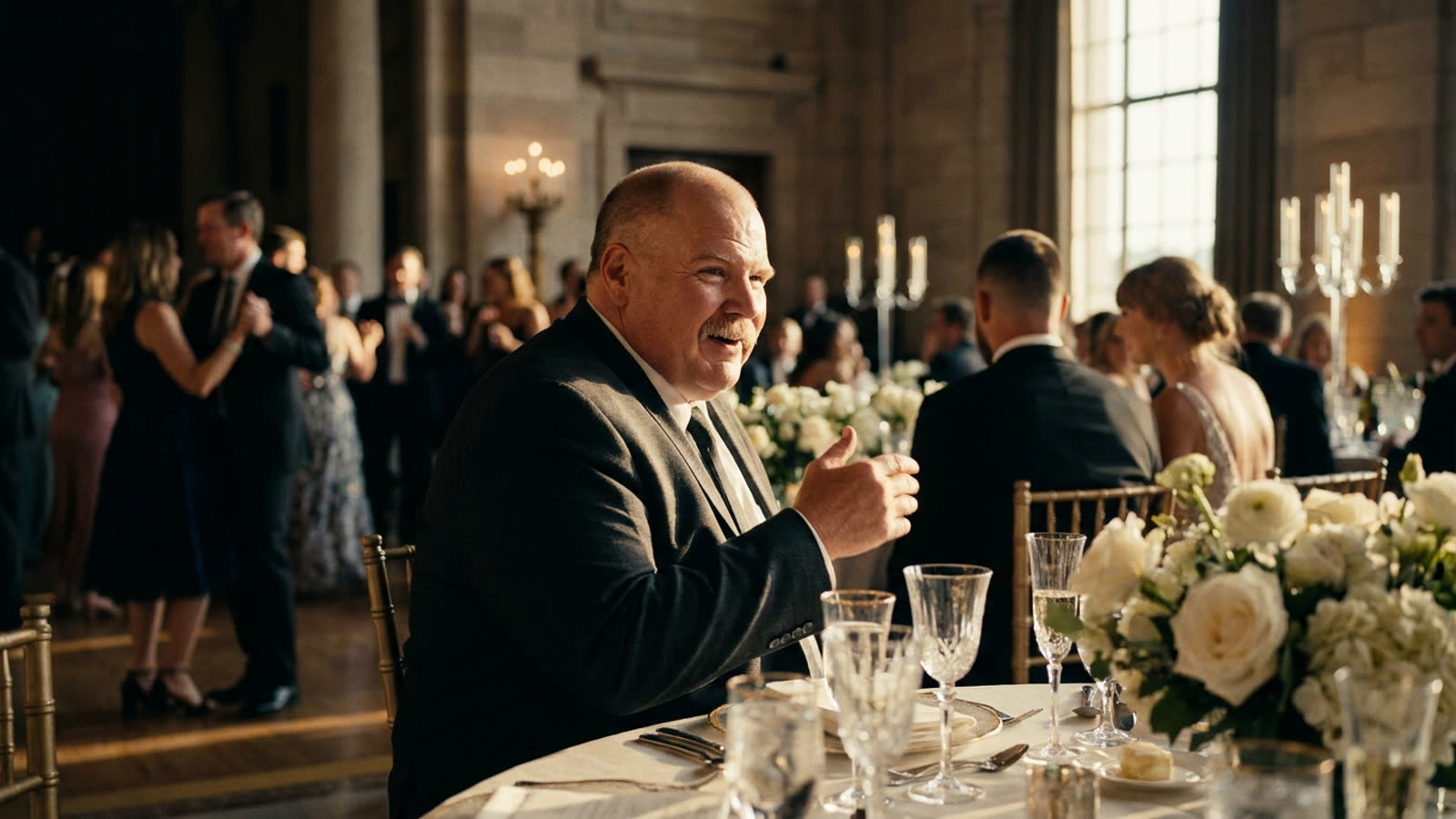 Andy Reid Won't Say If He's Invited to the Kelce-Swift Wedding. That's the Point.