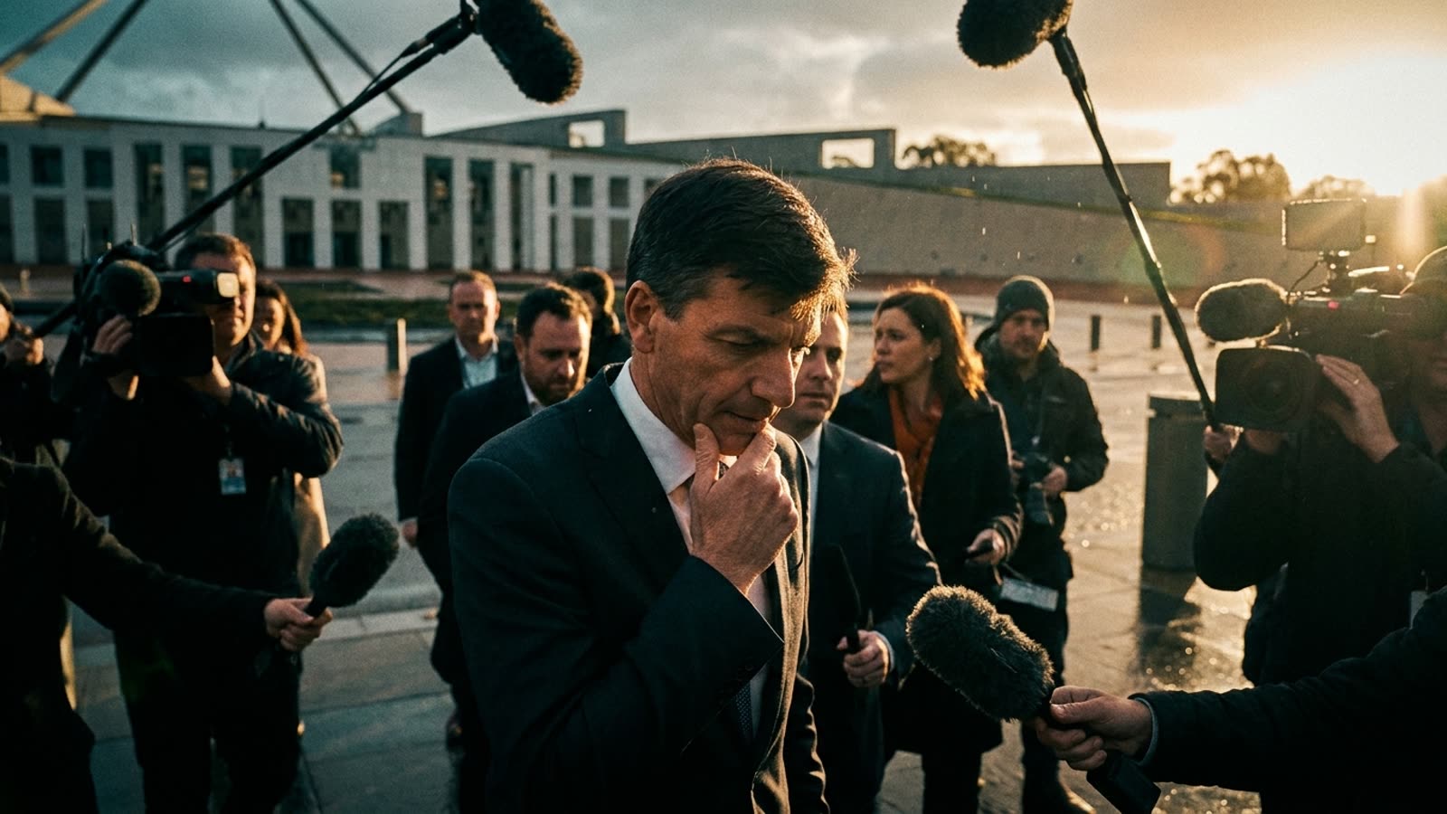 Australia's opposition leader fumbles his first crisis. A crossbench MP was allegedly assaulted, and Angus Taylor made it about himself.