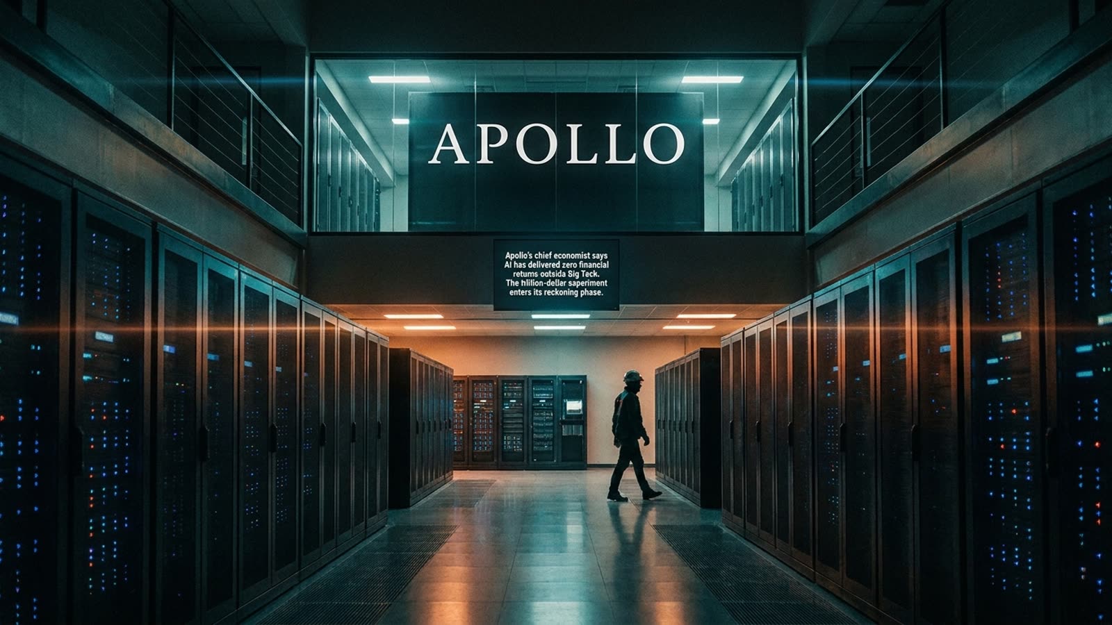 Apollo's chief economist says AI has delivered zero financial returns outside Big Tech. The trillion-dollar experiment enters its reckoning phase.