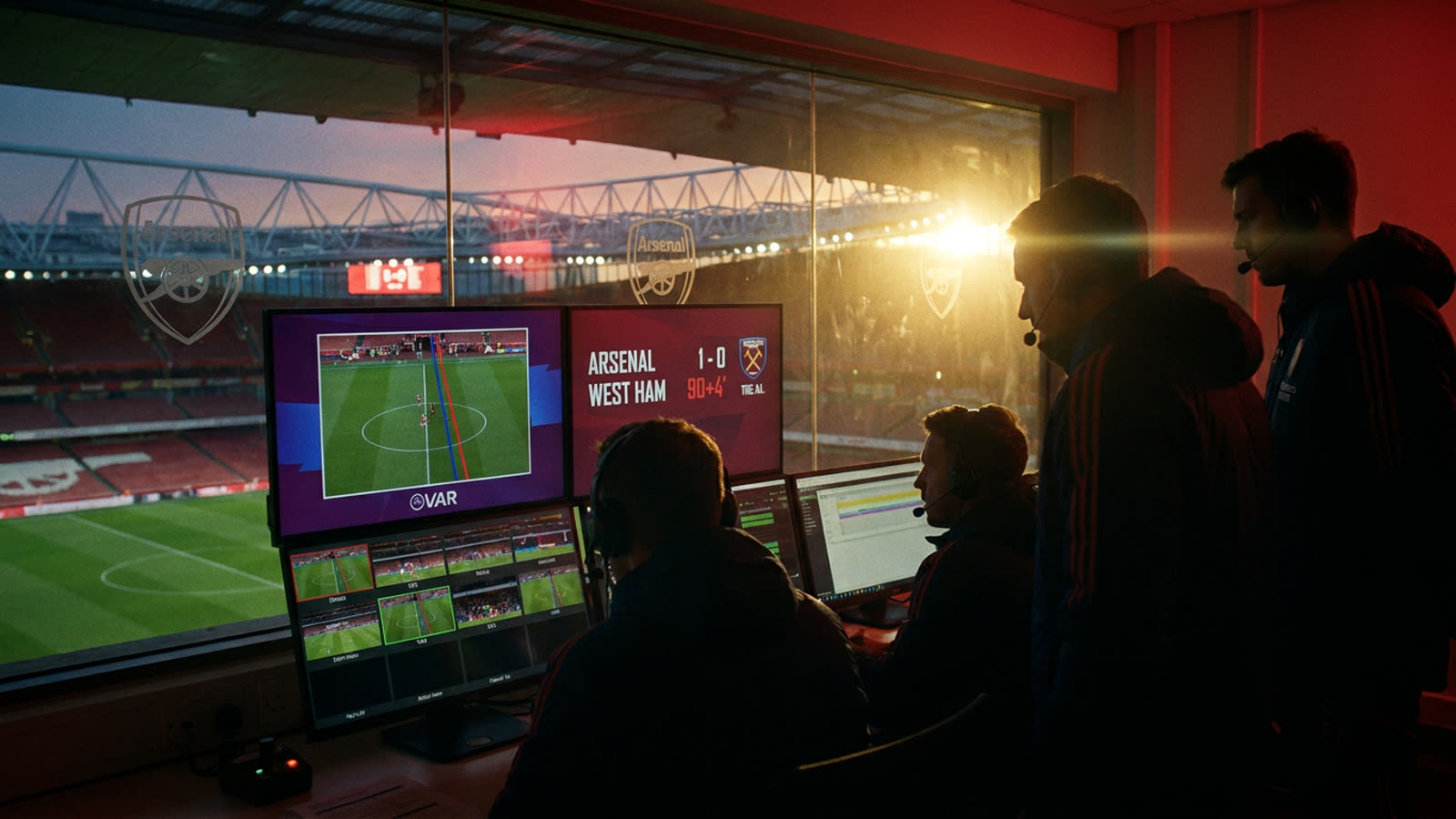 Four minutes that may end Arsenal's 22-year wait. VAR just made the most consequential call in Premier League history.