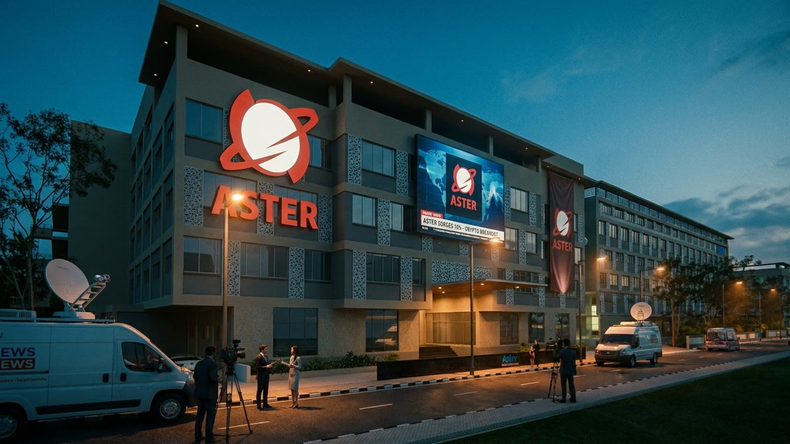 Mystery token Aster surges 16% as crypto markets hunt for the next breakout. The move puts an unknown project in the top 50 by market cap.
