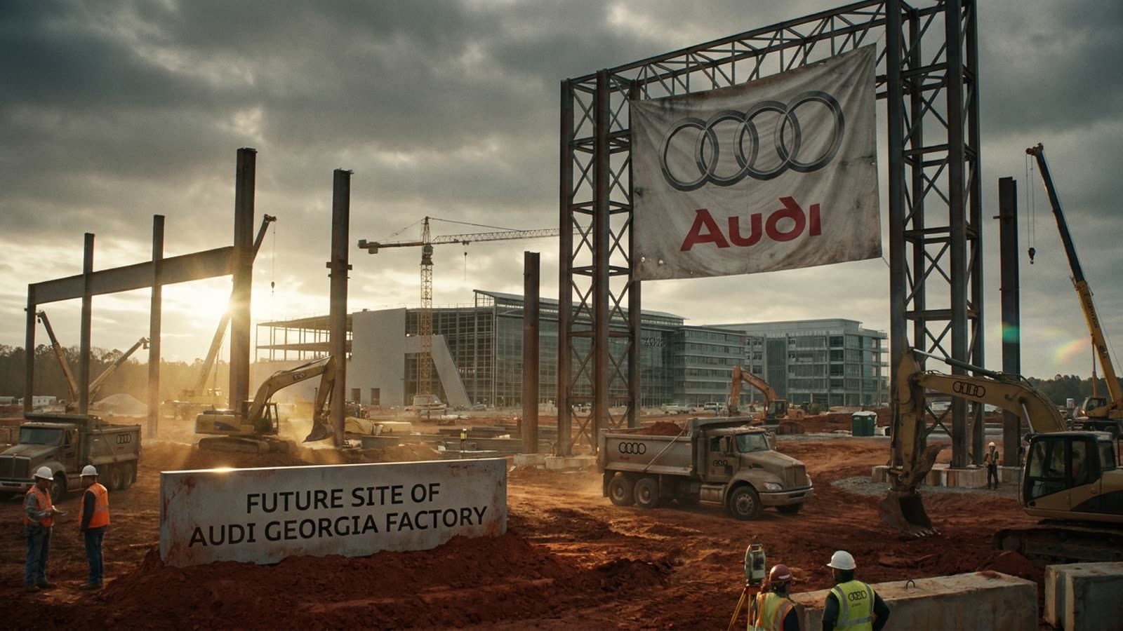 Audi capitulates to Trump's tariff wall. The German luxury brand will build its first American factory in Georgia.