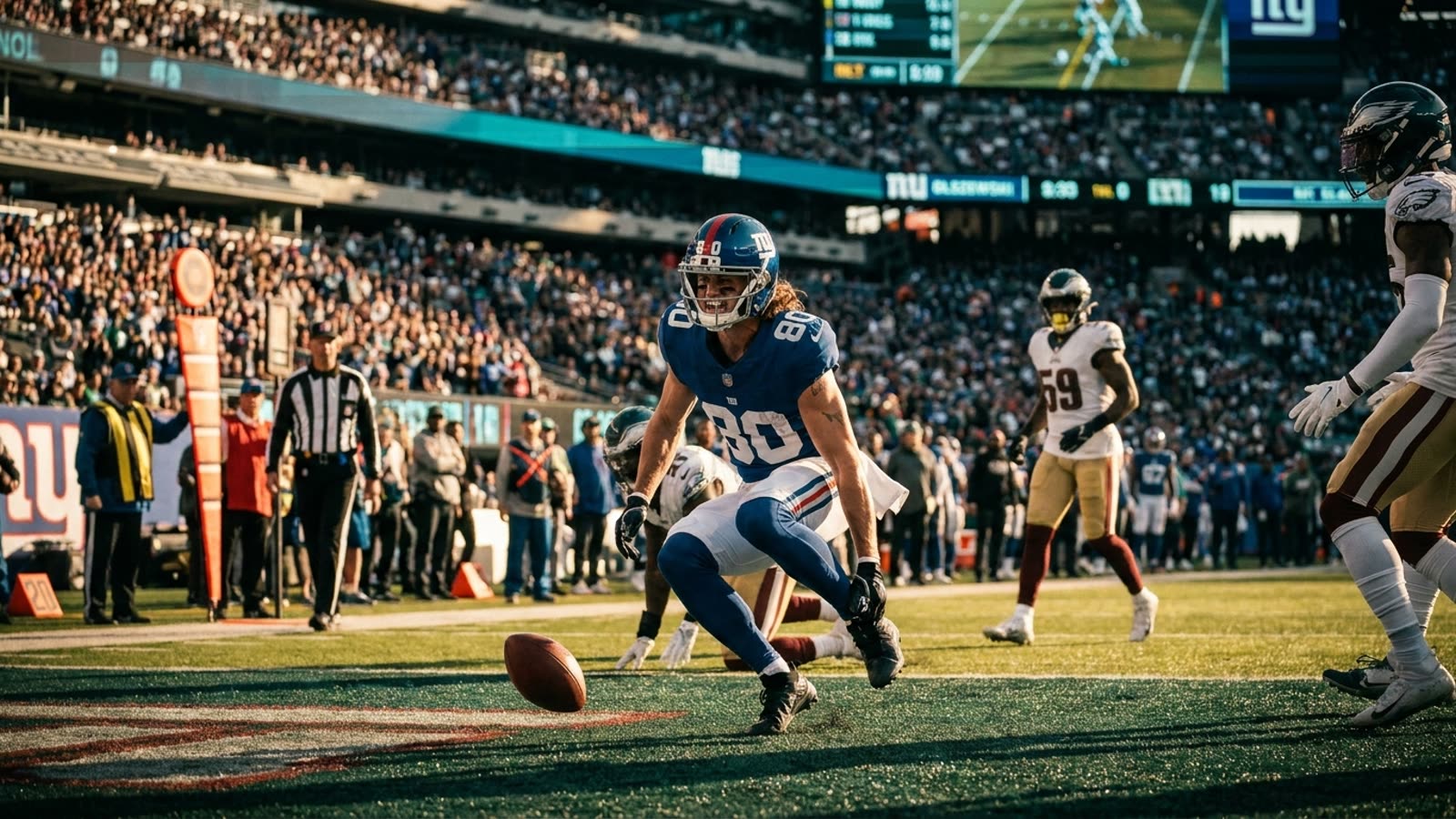 The Giants' return game just collapsed. Austin Olszewski's suspected torn Achilles leaves New York scrambling before training camp.