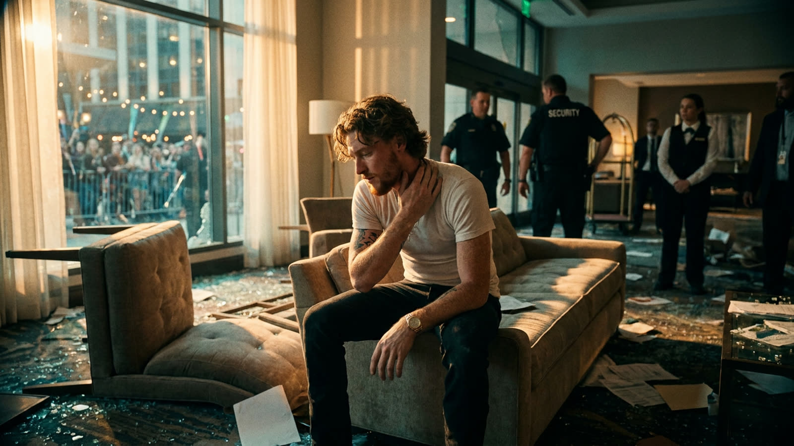 Bailey Zimmerman's hotel rampage is the most predictable crisis in country music. The genre's pipeline from heartbreak anthems to criminal charges remains fully operational.