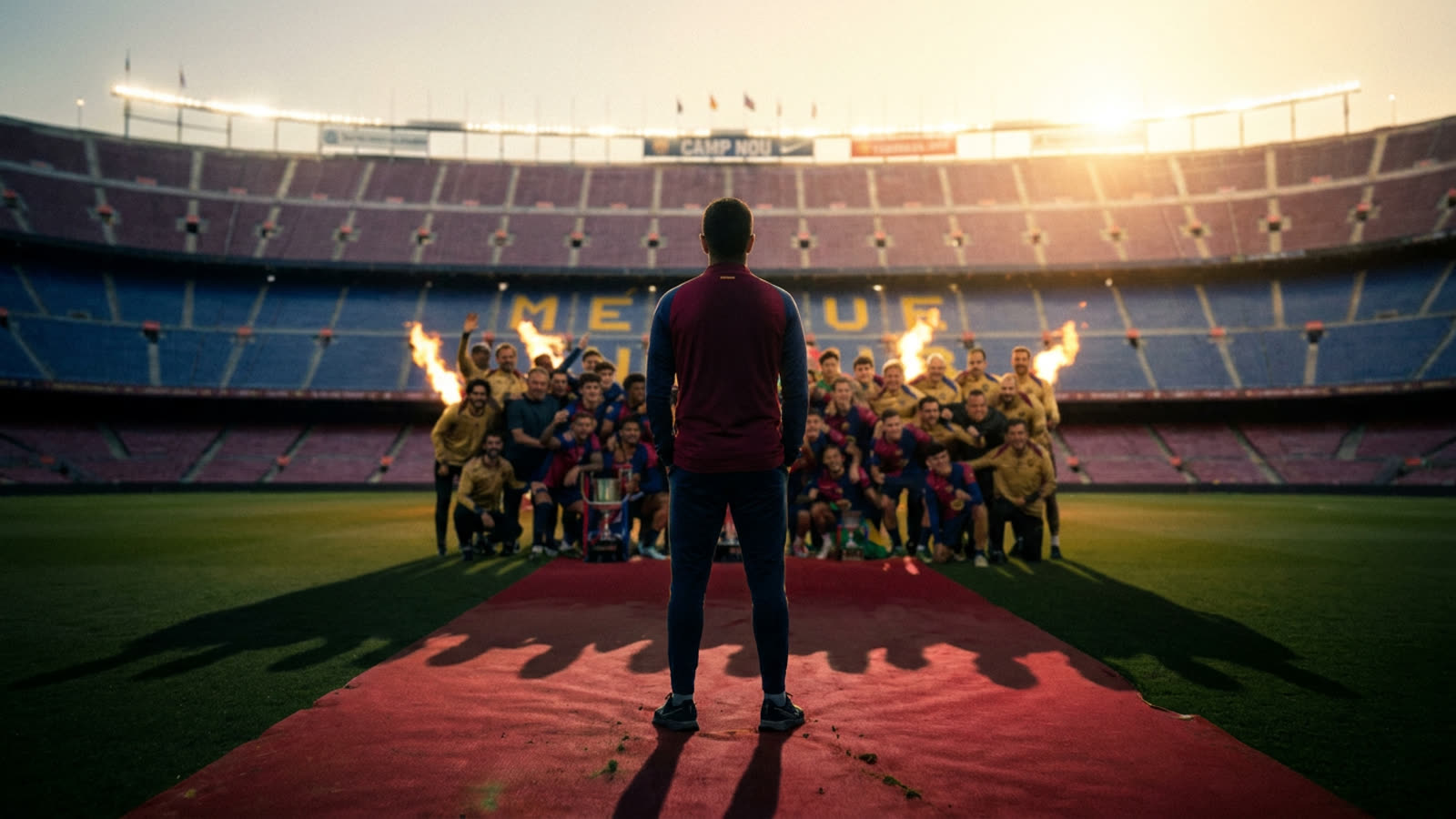 Barcelona won La Liga by beating Real Madrid 2-0 in El Clásico. Hansi Flick did it the day after burying his father.