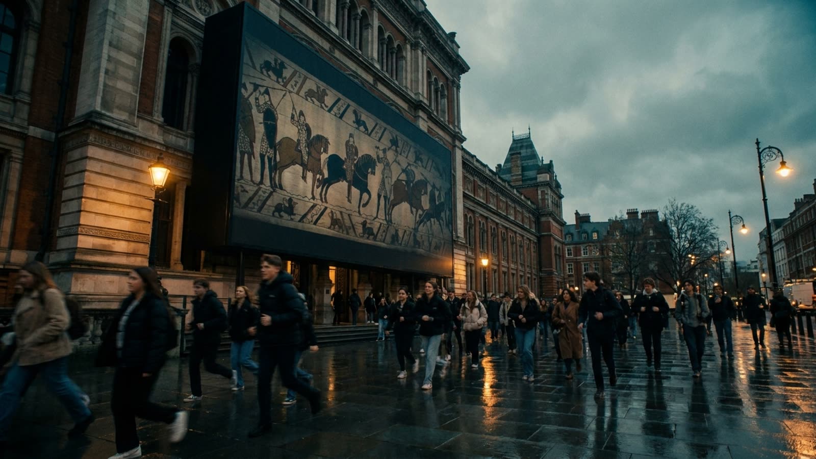 A thousand-year-old embroidery is outpacing blockbuster films with Gen Z. The Bayeux Tapestry's London moment says more about us than it does about 1066.