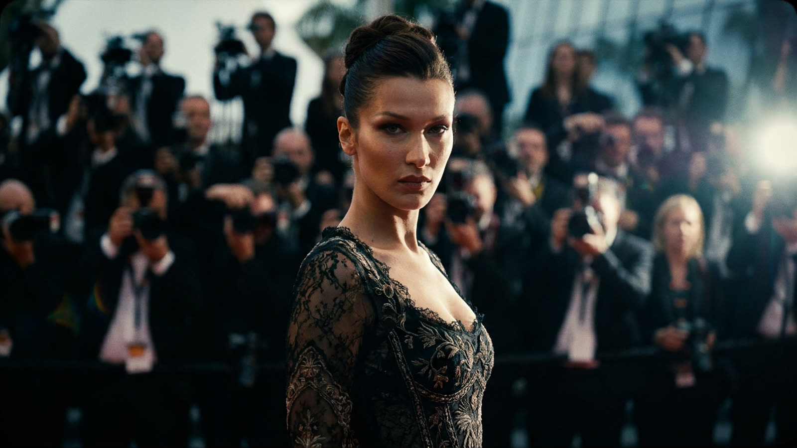 Bella Hadid Returns to Cannes in Vintage Dior — and Nobody Else Existed