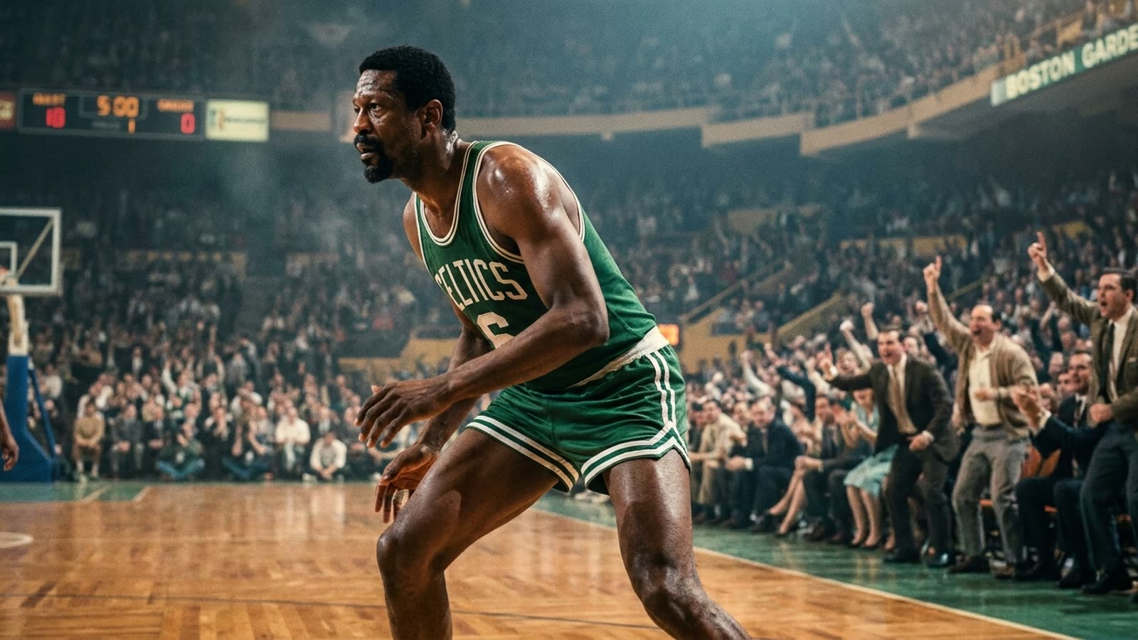 Bill Russell won eleven championships in thirteen seasons. The number still doesn't capture what made him singular.