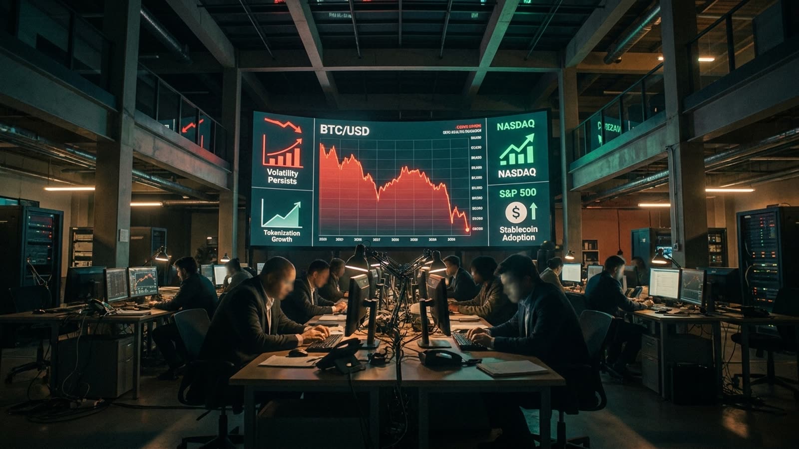Bitcoin slides while tech stocks surge. The decoupling narrative just got complicated.