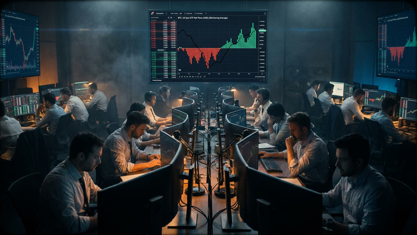 Bitcoin and Ethereum ETFs bleed capital while a perp DEX quietly eats their lunch. The institutional rotation nobody predicted.