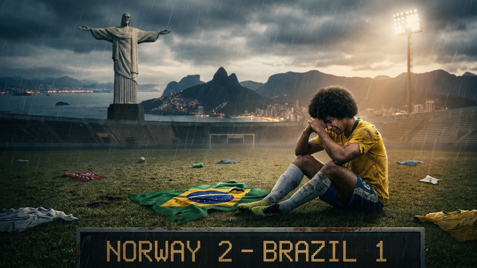 Brazil's World Cup humiliation is complete. Five-time champions fall to a nation that had never won a knockout match.