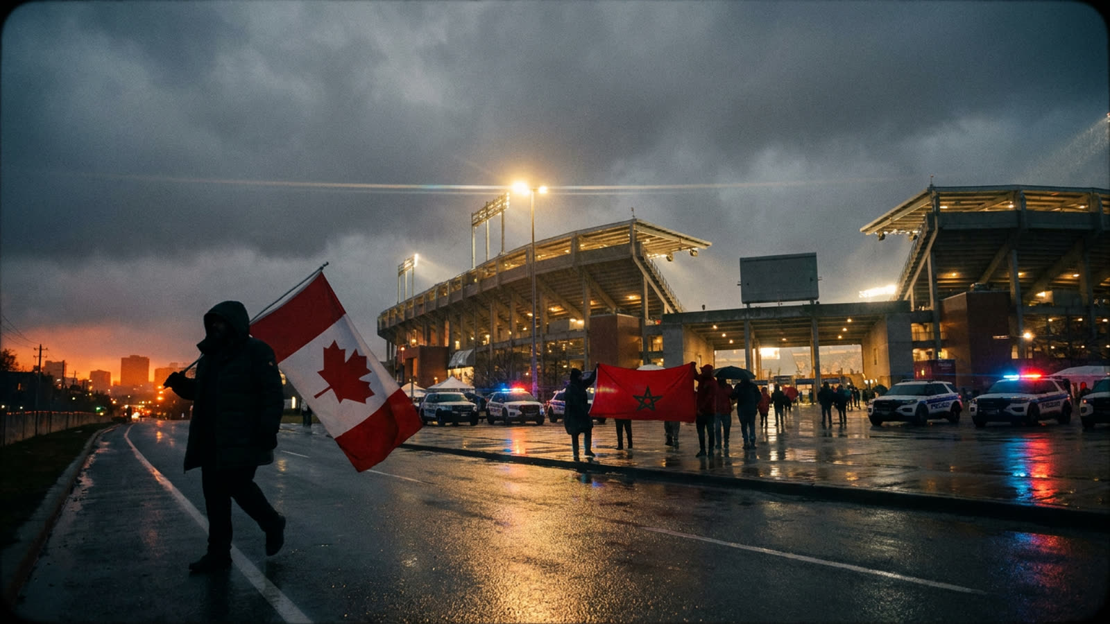 The World Cup knockout rounds begin with a test of two rising football nations. Canada and Morocco meet in a match neither expected to play a decade ago.