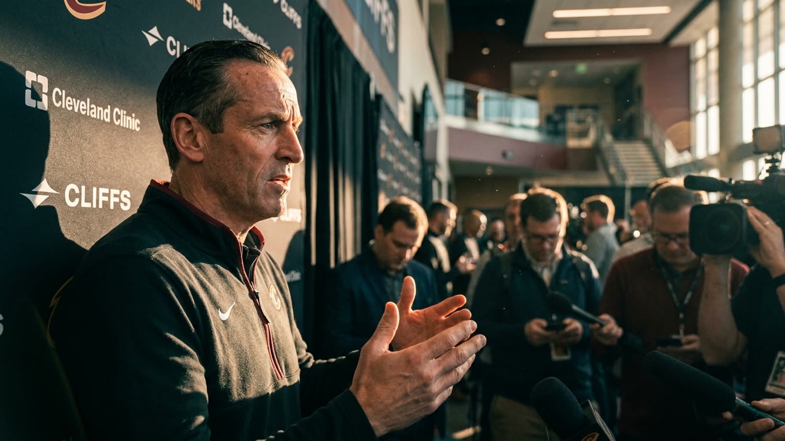 Cleveland's coach says the numbers prove his team is better. The scoreboard keeps disagreeing.
