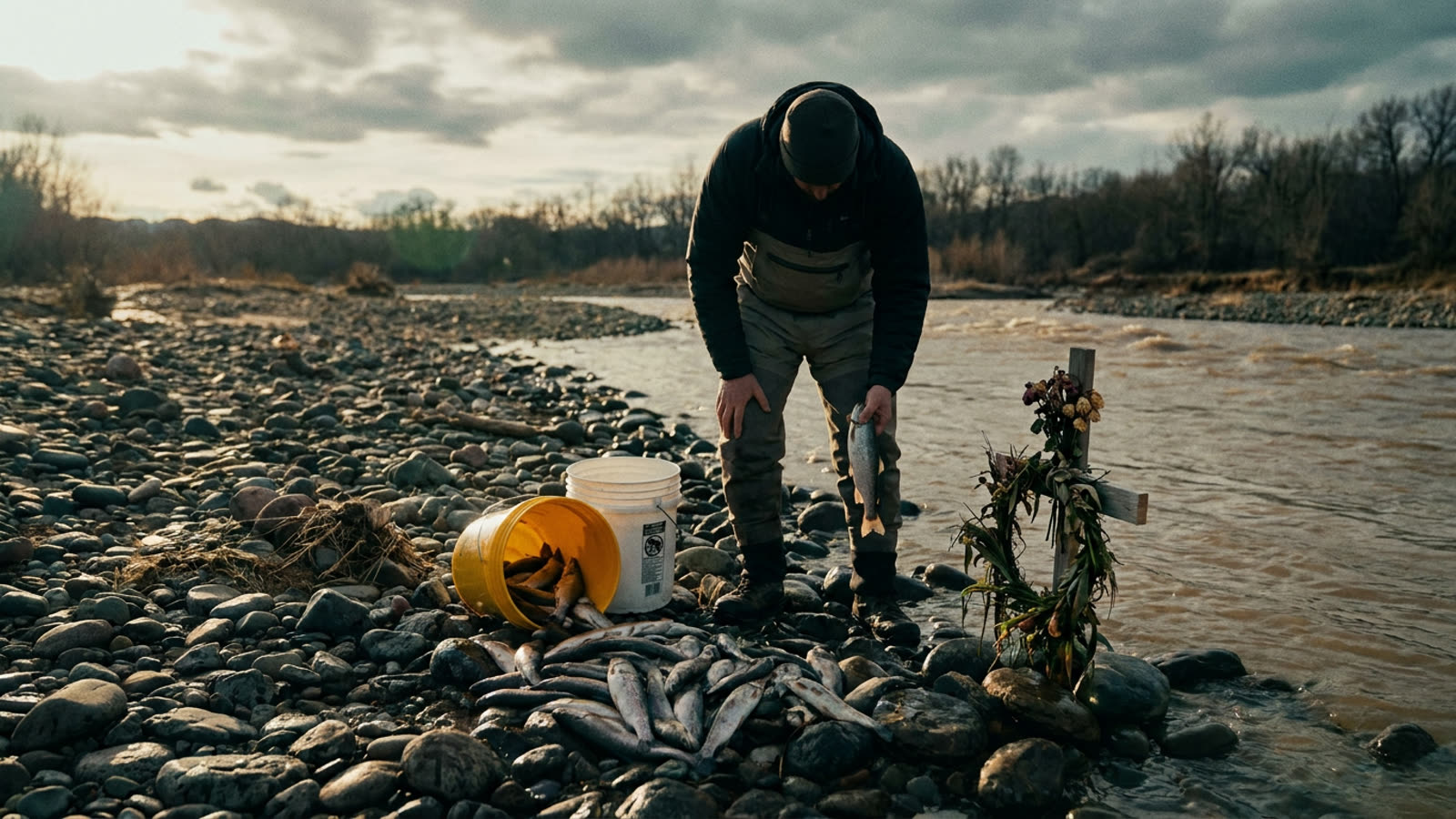 Atlanta's sudden deluge killed thousands of fish in hours. Climate economics has a body count now.