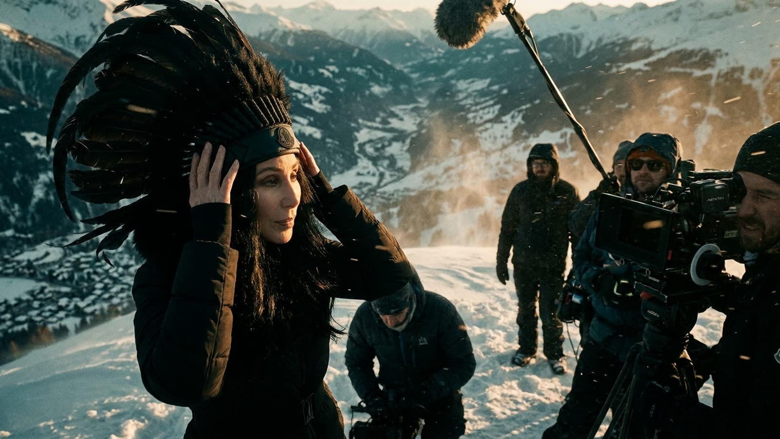 Cher at 80 is still the only celebrity who can wear a headdress without apology. Her Moncler campaign proves fashion's most durable partnership was never with Bob Mackie—it was with audacity itself.