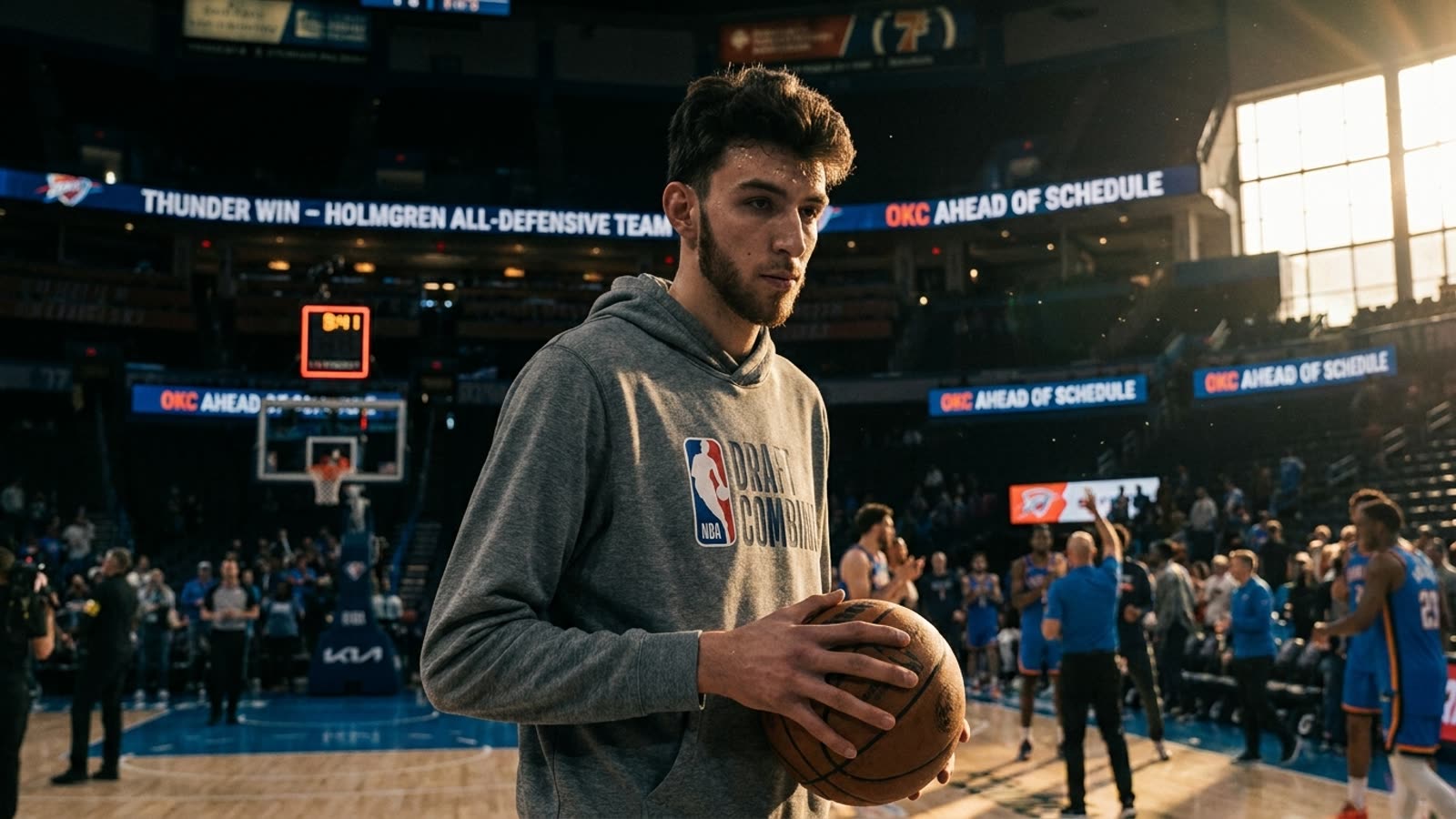 Chet Holmgren makes the All-Defensive Team. Oklahoma City's rebuild is now officially ahead of schedule.