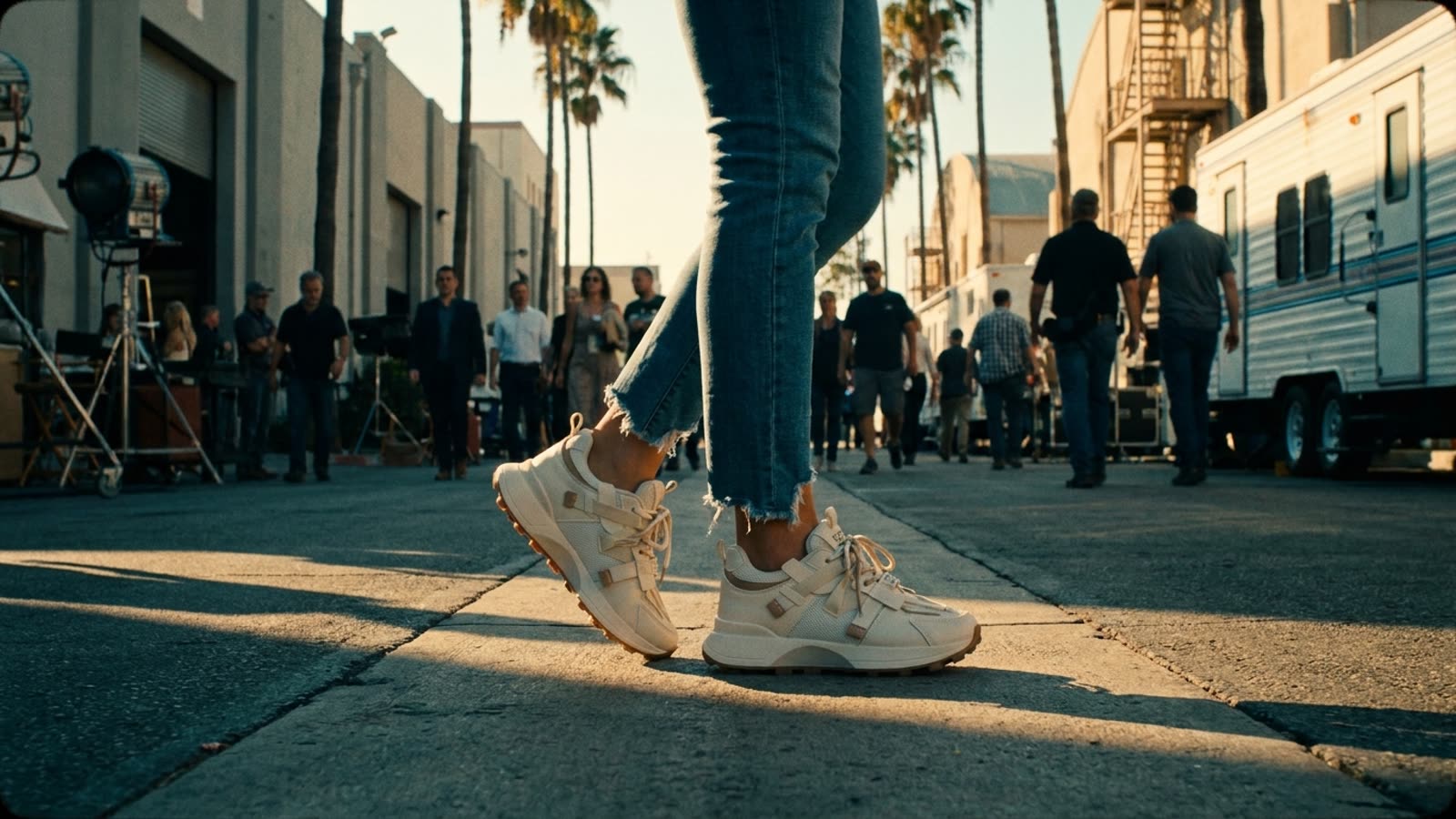 The chunky sneaker refuses to die. Hollywood's footwear obsession enters its seventh year.