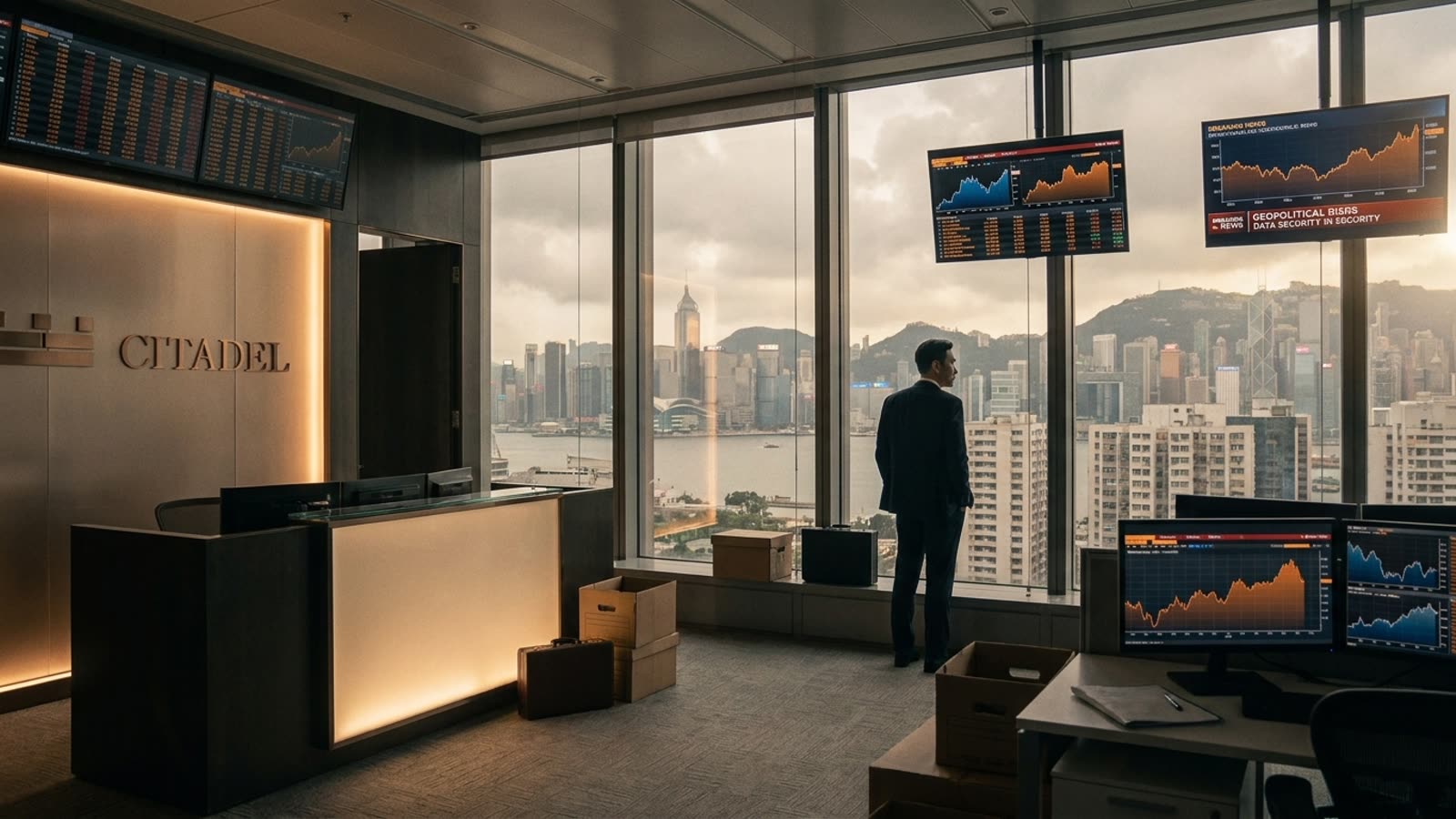 Citadel tells its Hong Kong quants to leave or lose their jobs. The hedge fund's ultimatum signals a broader retreat from the territory.