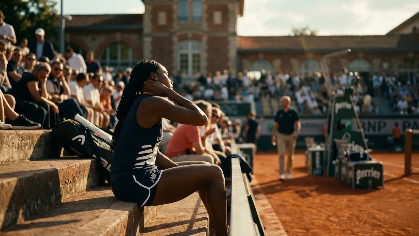 Coco Gauff's French Open title defense ends in stunning upset. The defending champion's clay-court empire crumbles.