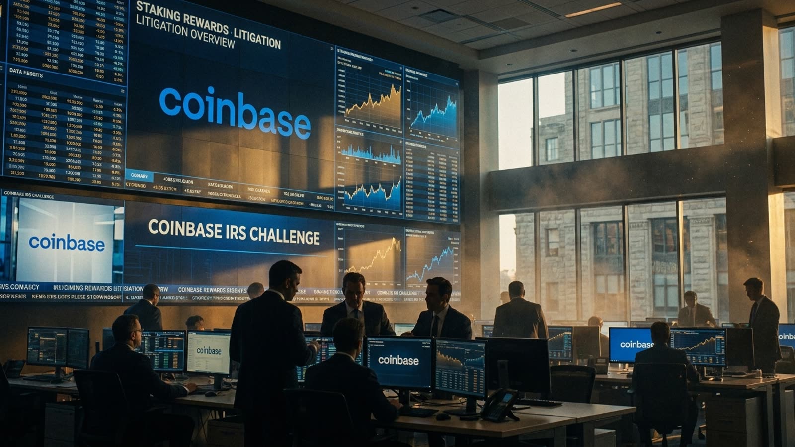 Coinbase users sue the IRS over staking rewards. The case could redefine how America taxes crypto.