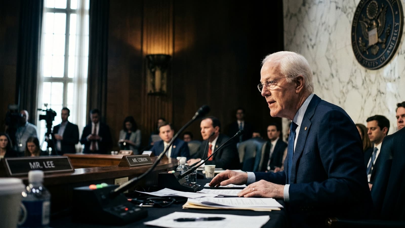 John Cornyn is running for reelection to a seat he may not want to keep. The Texas senator's real campaign is for something else entirely.