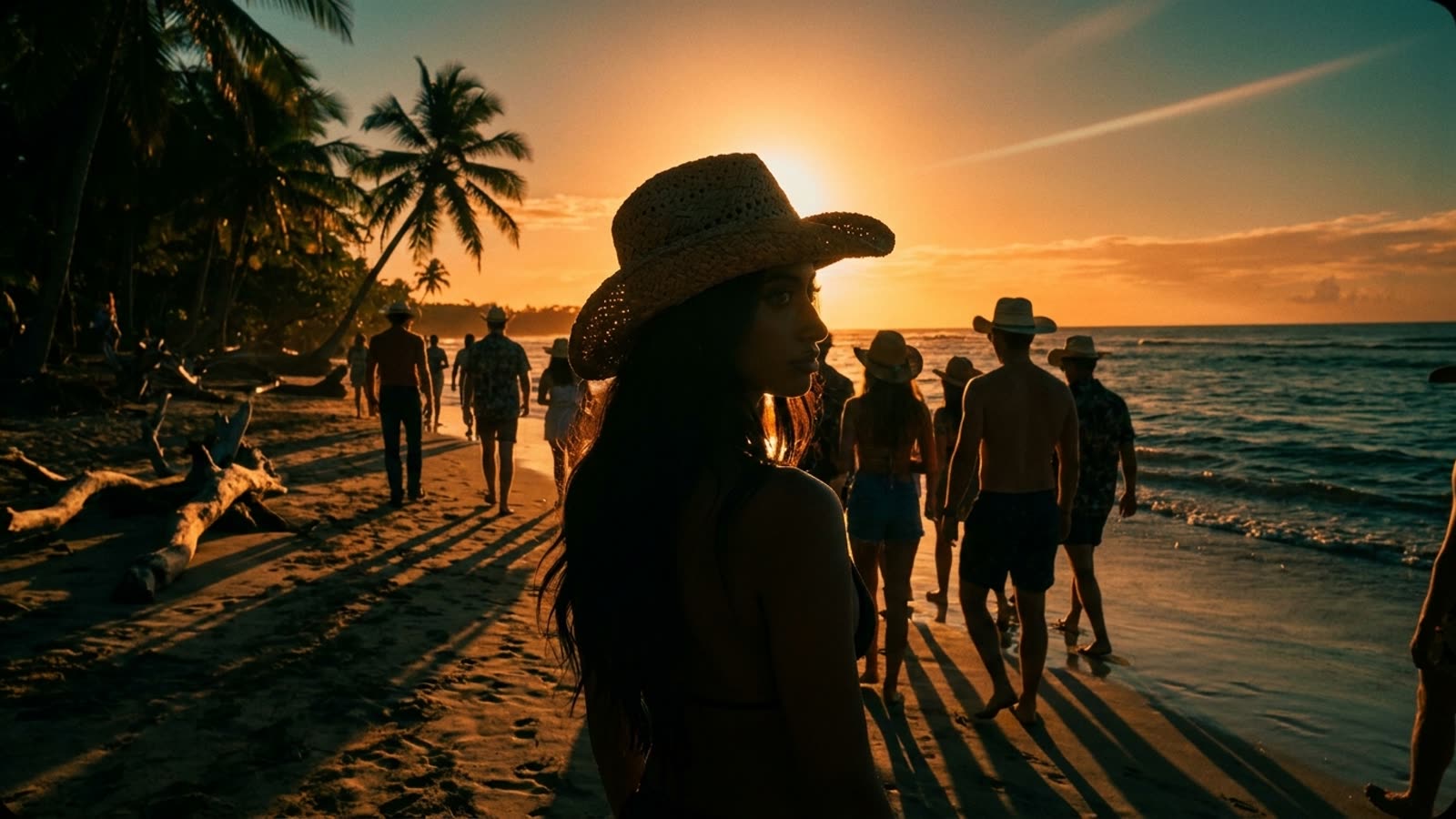 The cowboy hat has conquered the beach. Western kitsch is now the default summer uniform.