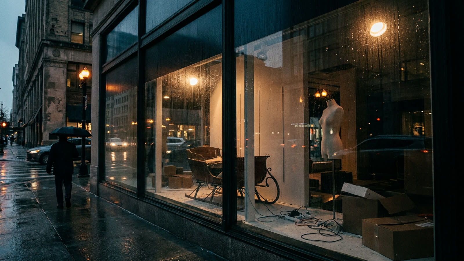 The department store window display is dying. It was always more art than commerce.