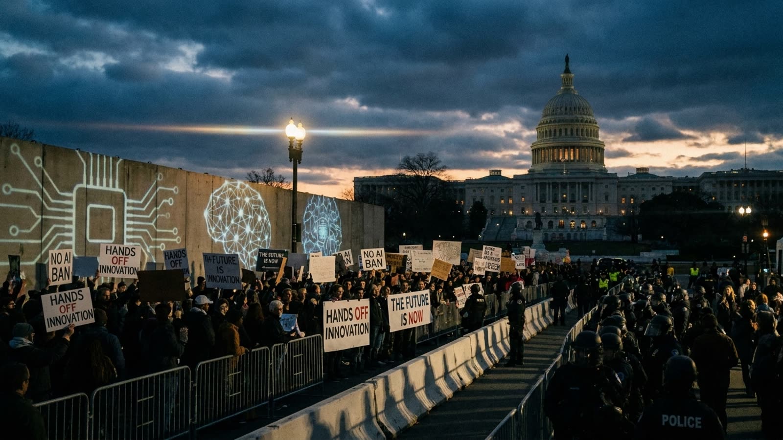 Democrats bet their midterm fortunes on AI crackdown. The tech industry is not amused.