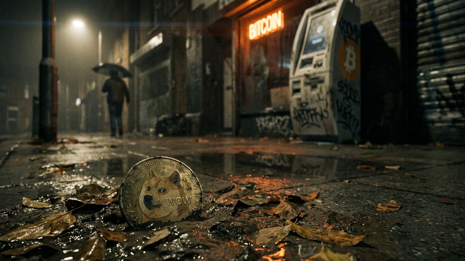 Dogecoin slips below eight cents as meme-coin fatigue sets in. The joke currency that once moved markets is learning what happens when the punchline gets old.