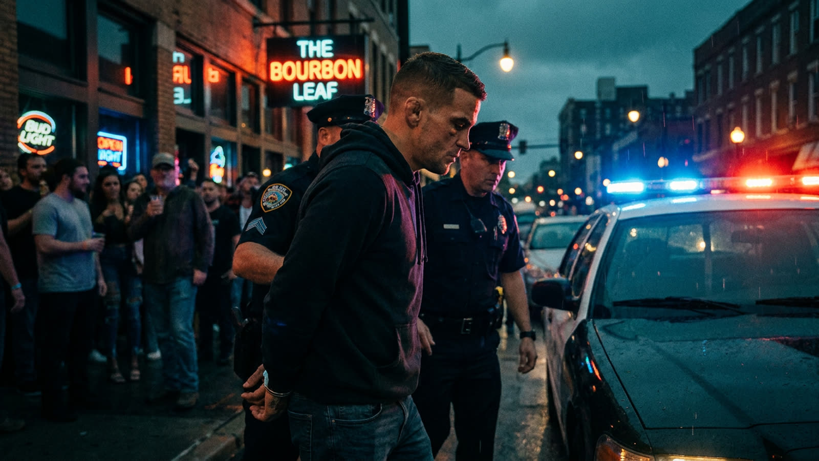 Dustin Poirier's post-retirement chapter begins with a mugshot. The Louisiana brawler's alleged public intoxication arrest is a cautionary tale about what happens when the octagon lights go dark.