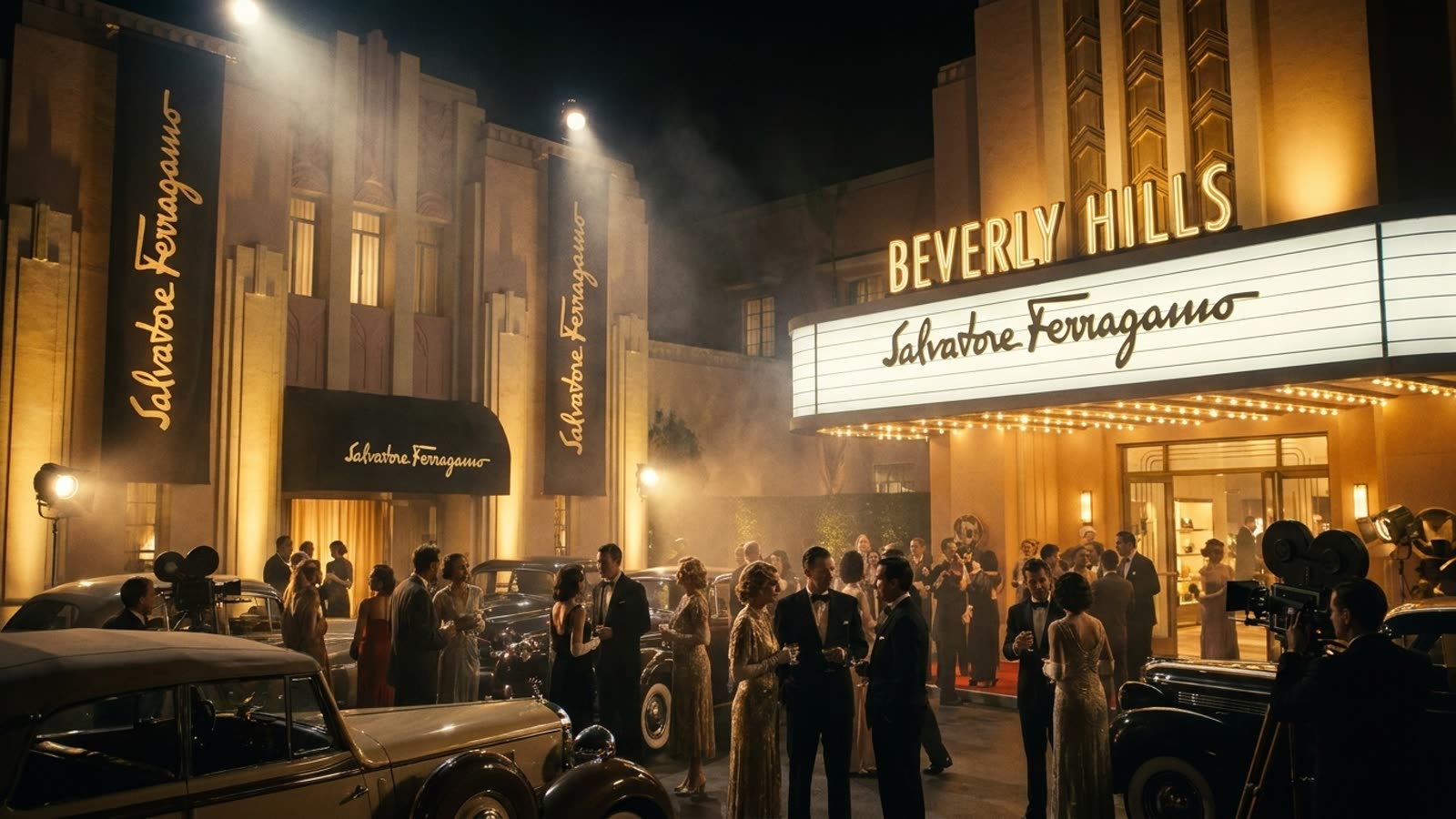 Ferragamo returns to Hollywood with a party that felt like 1930. The Italian house is betting its future on its past.