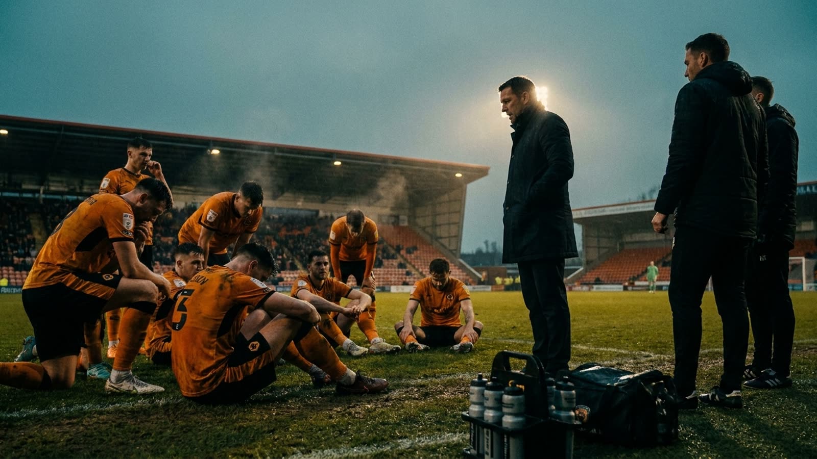 The fifteen-minute laboratory. What actually happens in a football half-time team talk—and why it rarely changes the game.