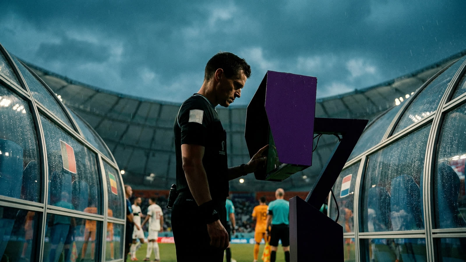 France advances on a penalty that nobody can agree deserved. VAR was supposed to end these arguments.