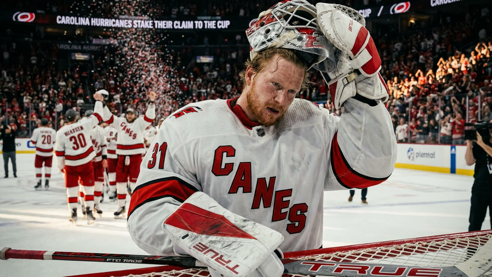 Frederik Andersen just delivered the performance of his career. Carolina is one win from its first Stanley Cup Final since 2006.