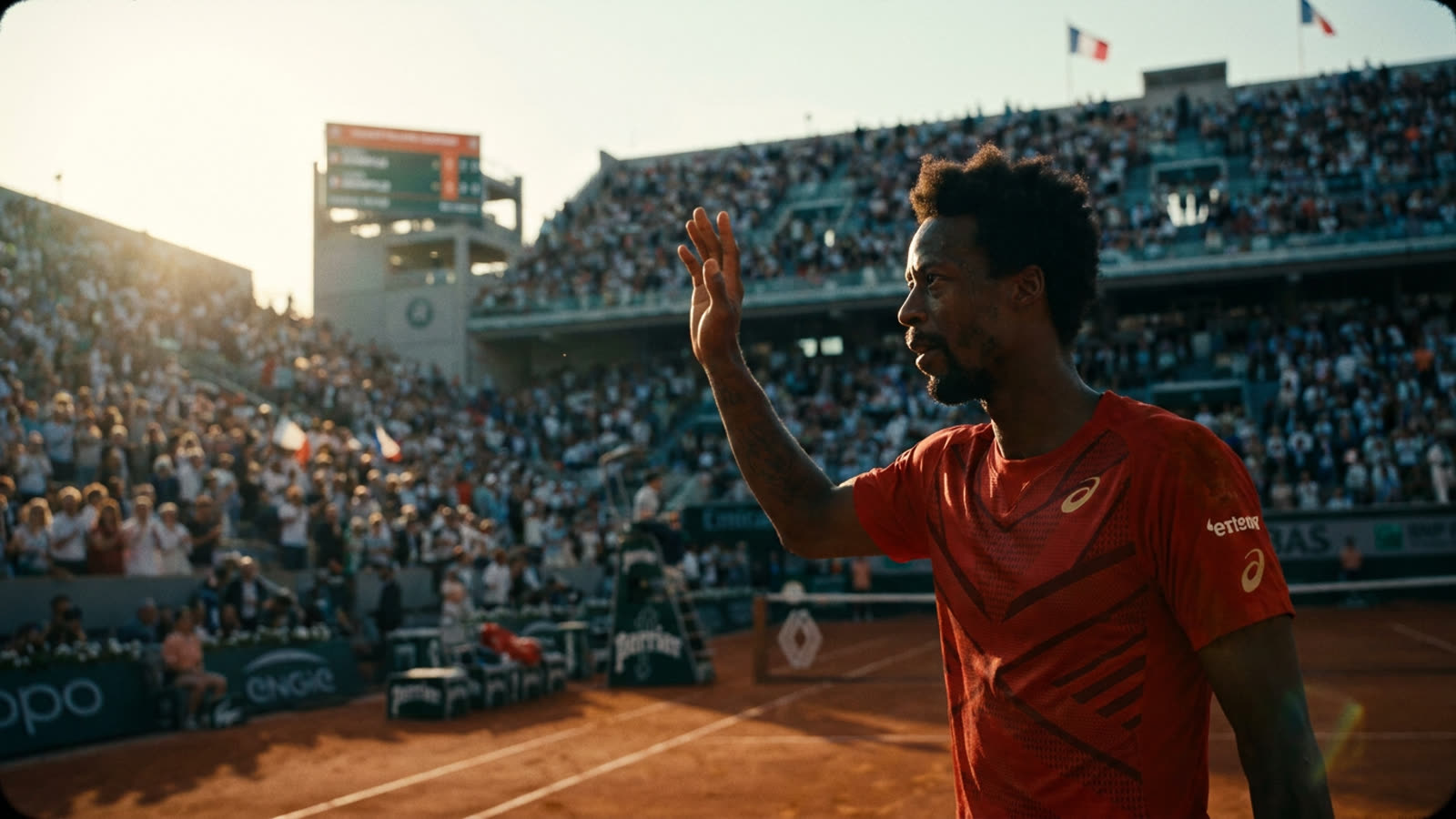 Gaël Monfils takes his final bow at Roland-Garros. The most entertaining player of his generation exits on his own terms.