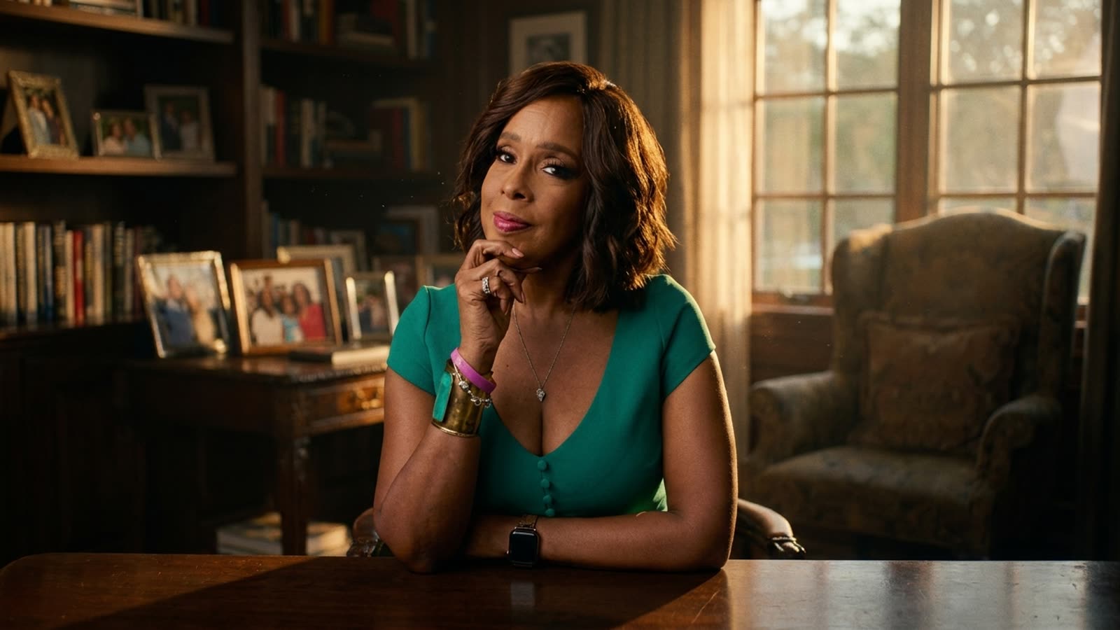 Gayle King revisits her ex-husband's betrayal with a friend. Thirty years later, the wound still instructs.
