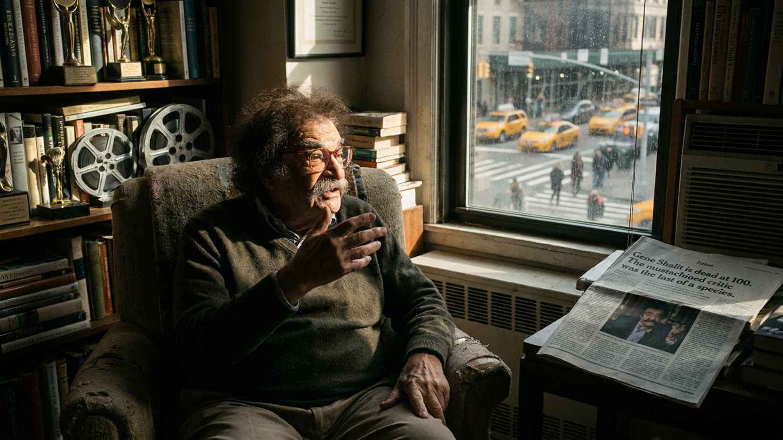 Gene Shalit is dead at 100. The mustachioed critic was the last of a species.